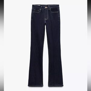 Zara Low Rise Contour Bootcut Jeans